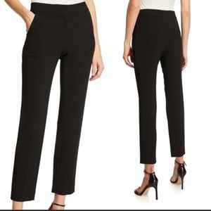 St. John Caviar Diana Navy Straight Leg Pants